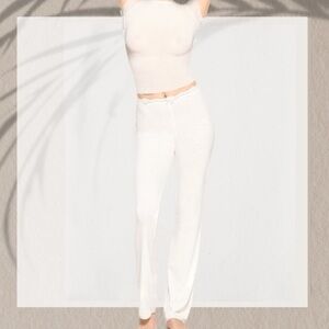 Skims bridal mesh pant size S color marble